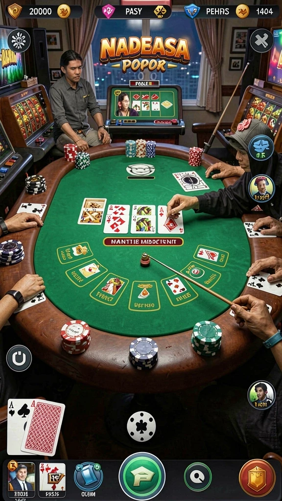 Visual level yang menakjubkan dan penuh warna.