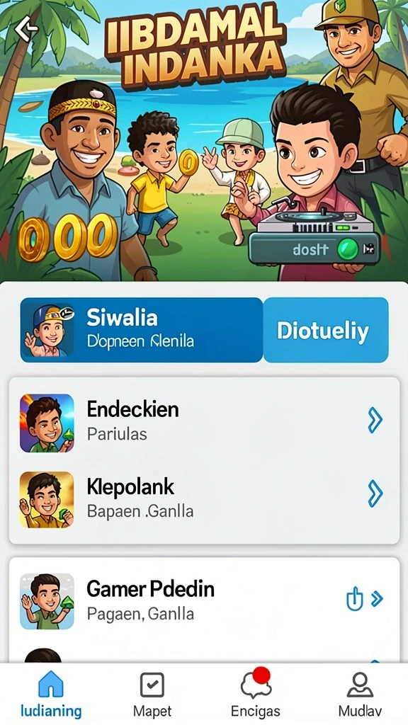Sistem leveling yang menarik dan menantang.