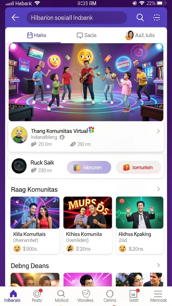 Tampilan antarmuka aplikasi ALEXISTOGEL yang menarik.