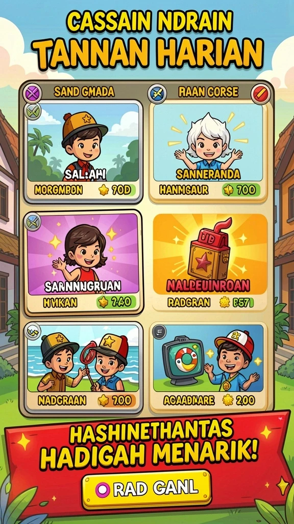 Event mingguan dengan hadiah menarik untuk para pemenang.