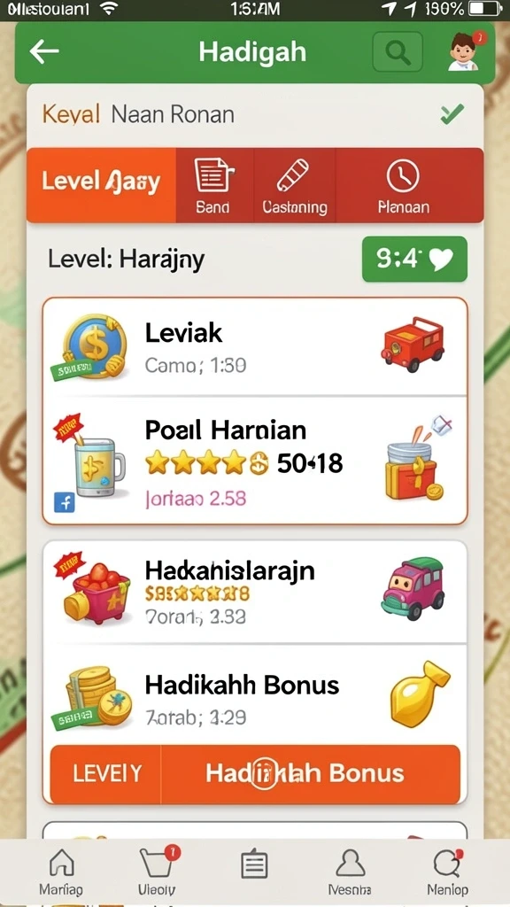 Beragam pilihan permainan taruhan yang tersedia.
