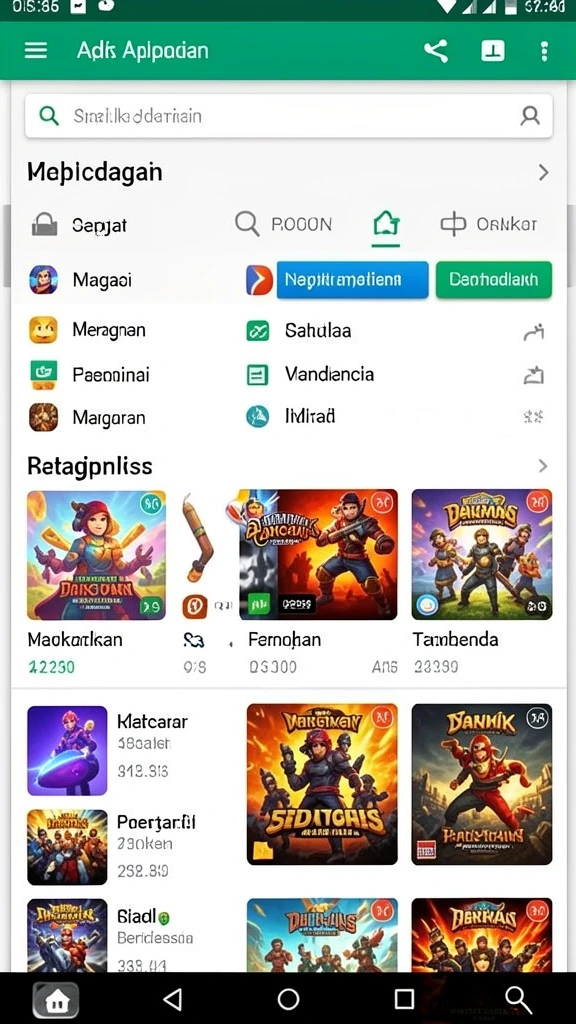 Gameplay interaktif yang mendidik tentang kesehatan.
