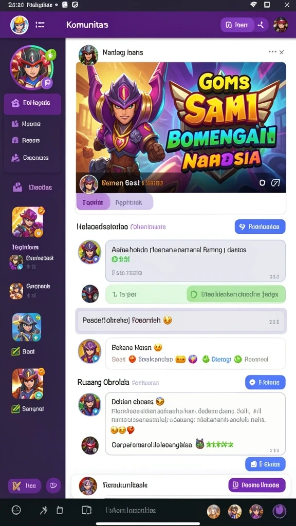Mode multiplayer yang seru dan interaktif.