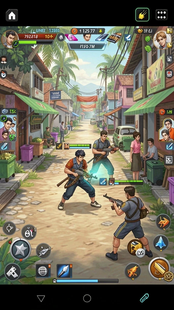 Tampilan awal game F7F7 yang memukau.