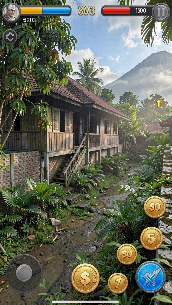 Karakter unik dengan berbagai pilihan kustomisasi.