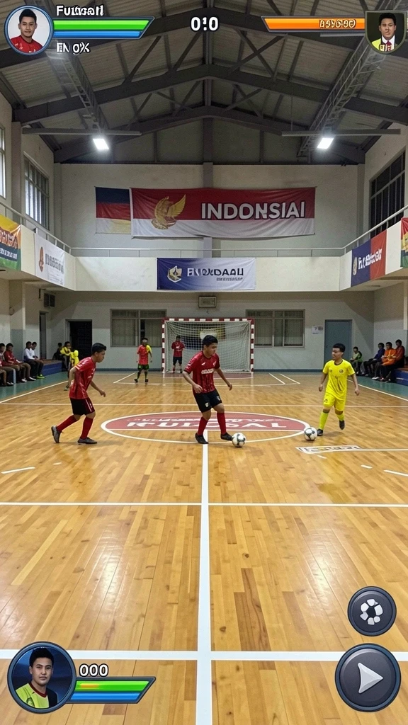 Desain grafis yang memukau dan futuristik.