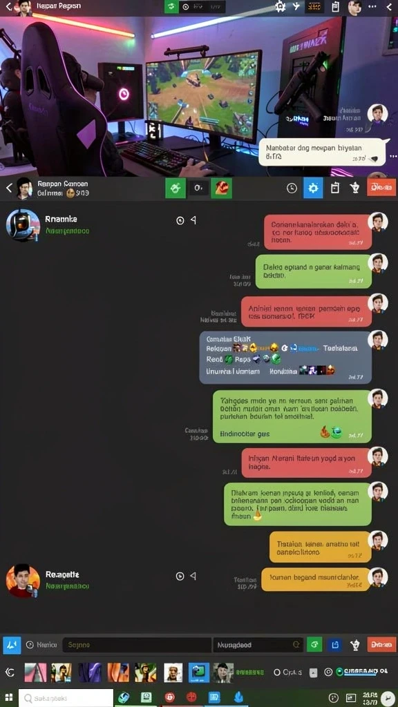 Momen seru dalam mode multiplayer yang kompetitif.