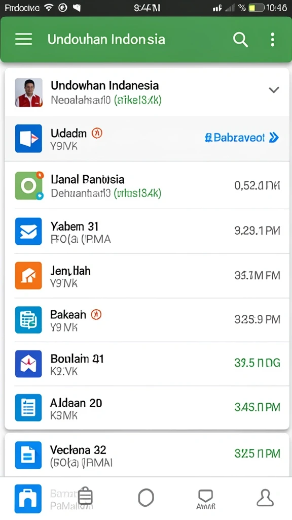 Tampilan antarmuka pengguna yang intuitif dan ramah.