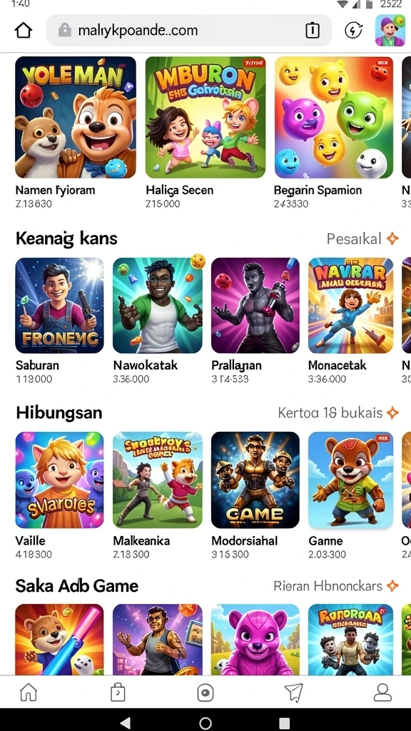 Screenshot gameplay yang seru dan dinamis.