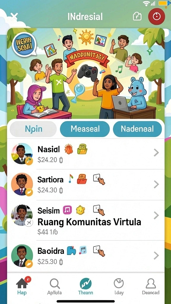 Tampilan antarmuka yang ramah pengguna.