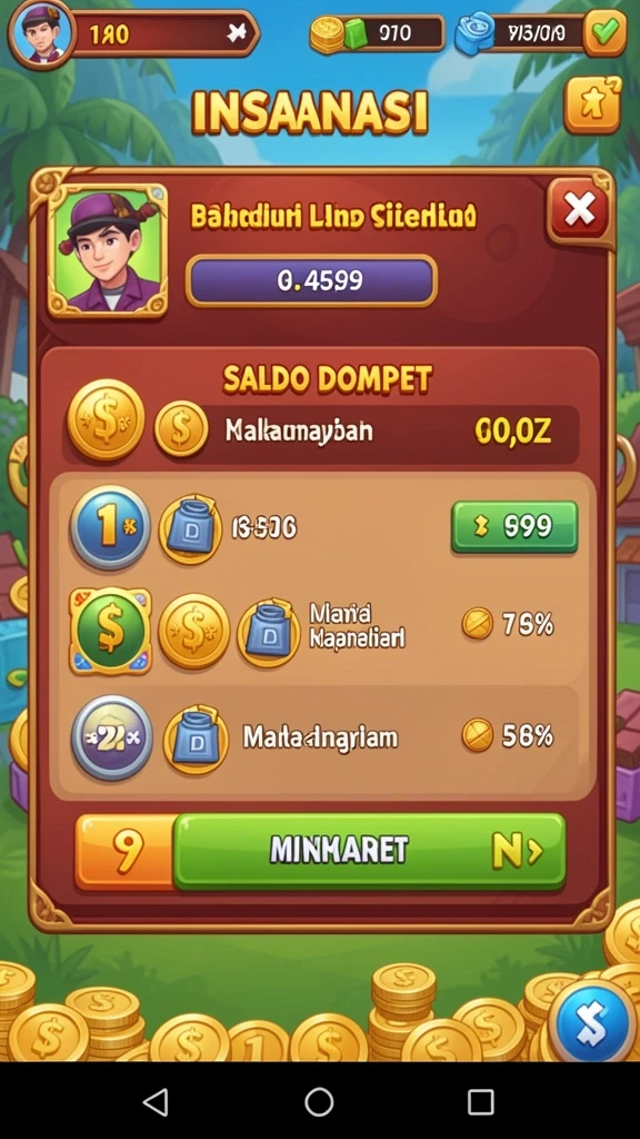 Tampilan menu utama KIKOTOTO yang menarik.