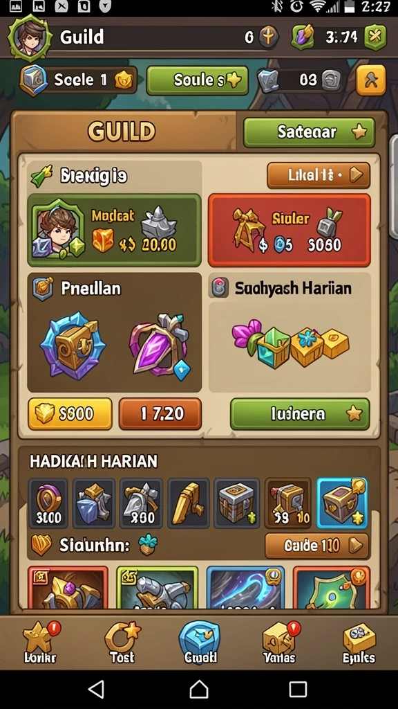 Screenshot menggambarkan interaksi sosial antar pemain.