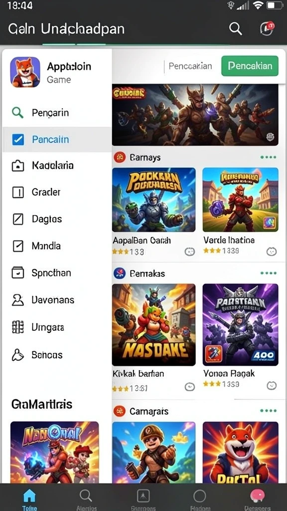 Gambaran aksi seru saat bertarung dengan musuh.
