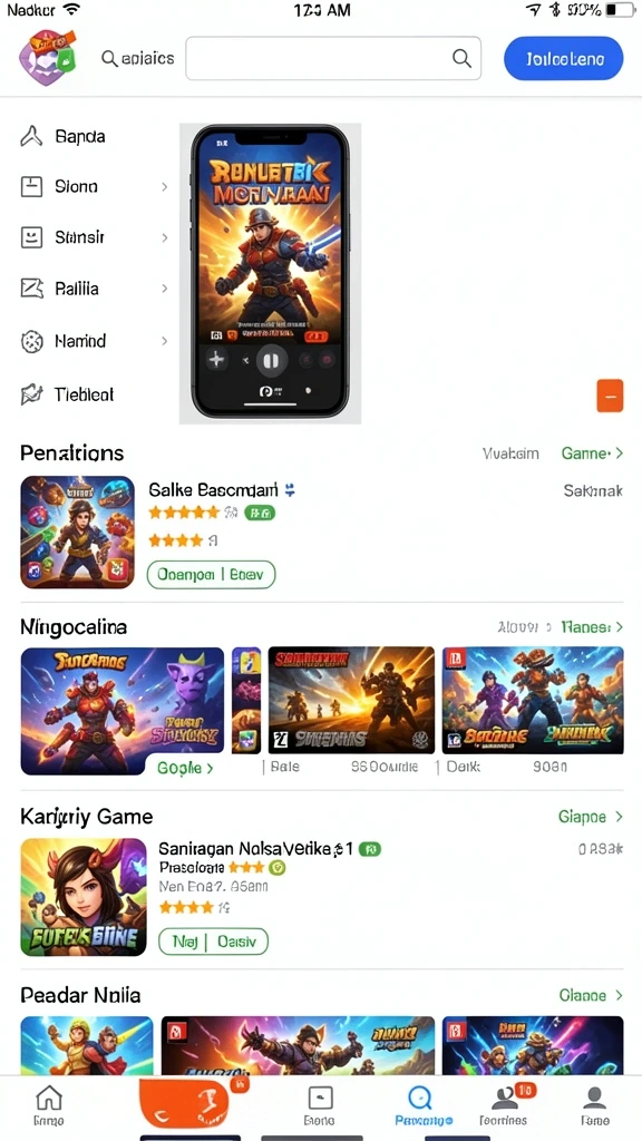 Tampilan antarmuka yang user-friendly dan menarik.