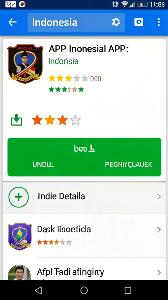 Tampilan utama game yang menarik dan mudah dinavigasi.