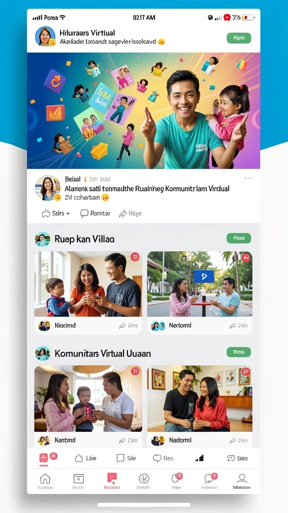 Tangkapan layar menggambarkan menu permainan yang mudah dinavigasi.