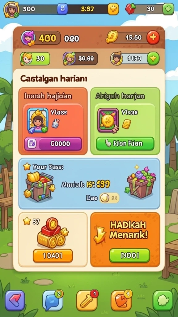 Grafis yang memukau dan efek suara yang mendebarkan.