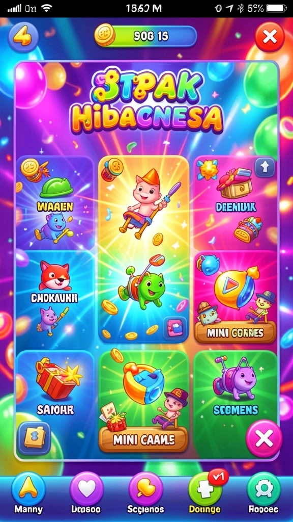 Sistem hadiah yang menarik di dalam permainan.