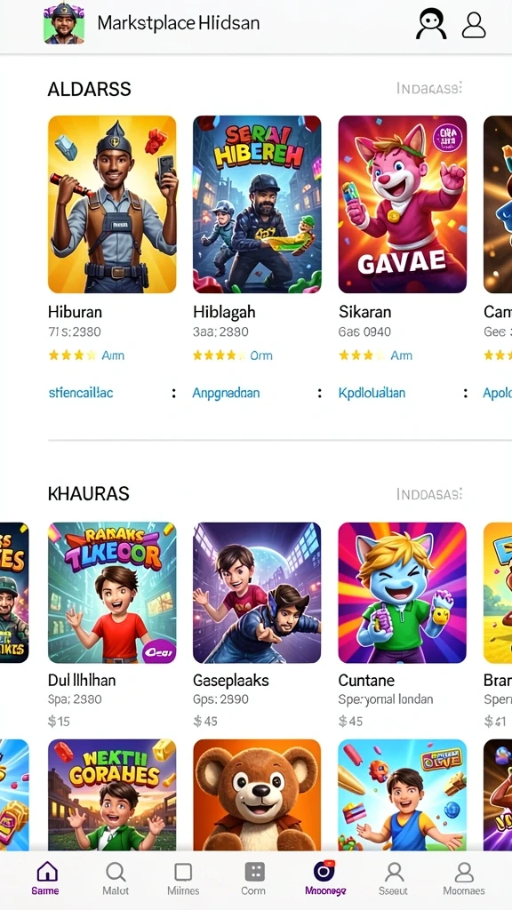 Tampilan antarmuka yang user-friendly dan menarik.