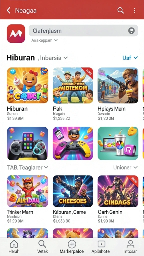 Tampilan antarmuka yang menarik dan user-friendly.