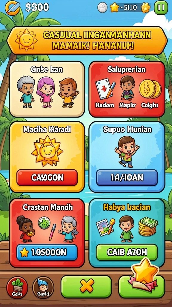 Gulungan permainan yang menunjukkan kombinasi pemenang.