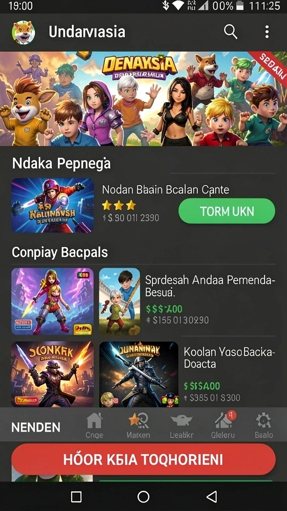 Gambar antarmuka pengguna yang mudah dinavigasi.