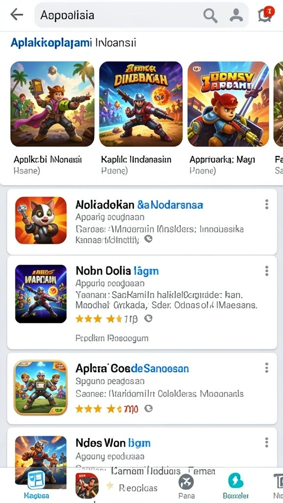 Tampilan awal game T6 yang menarik.