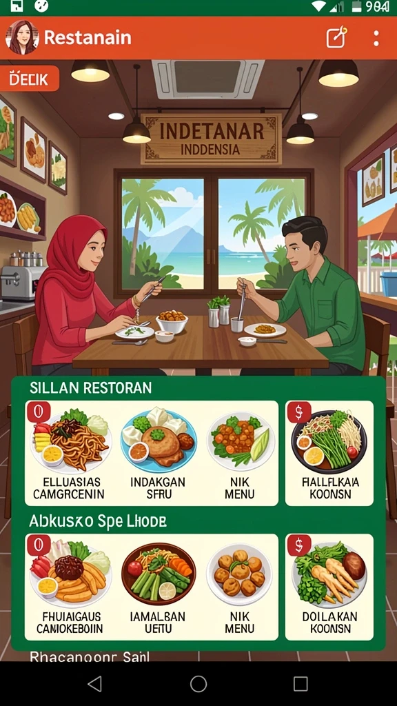 Tampilan karakter utama yang menawan dalam aksi.