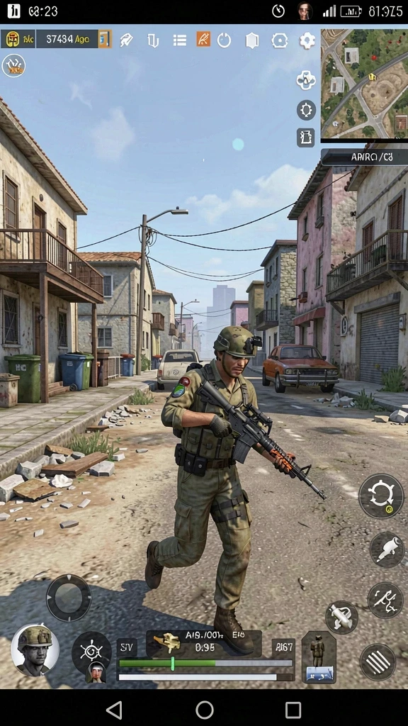 Bergabung dengan teman dalam mode multiplayer.