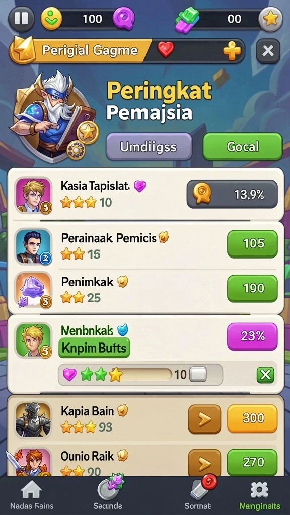 Mode permainan baru yang penuh tantangan menarik.