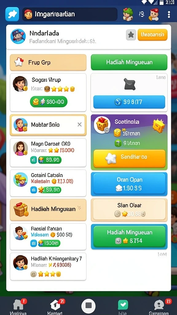 Tampilan antarmuka yang ramah pengguna dan menarik.