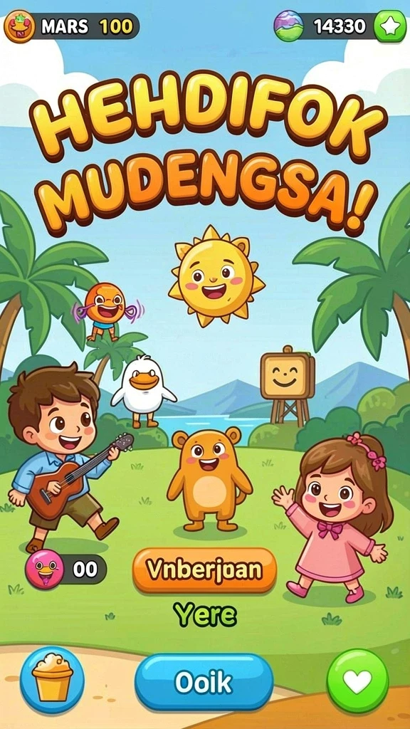 Tampilan antarmuka utama yang menarik dan mudah digunakan.